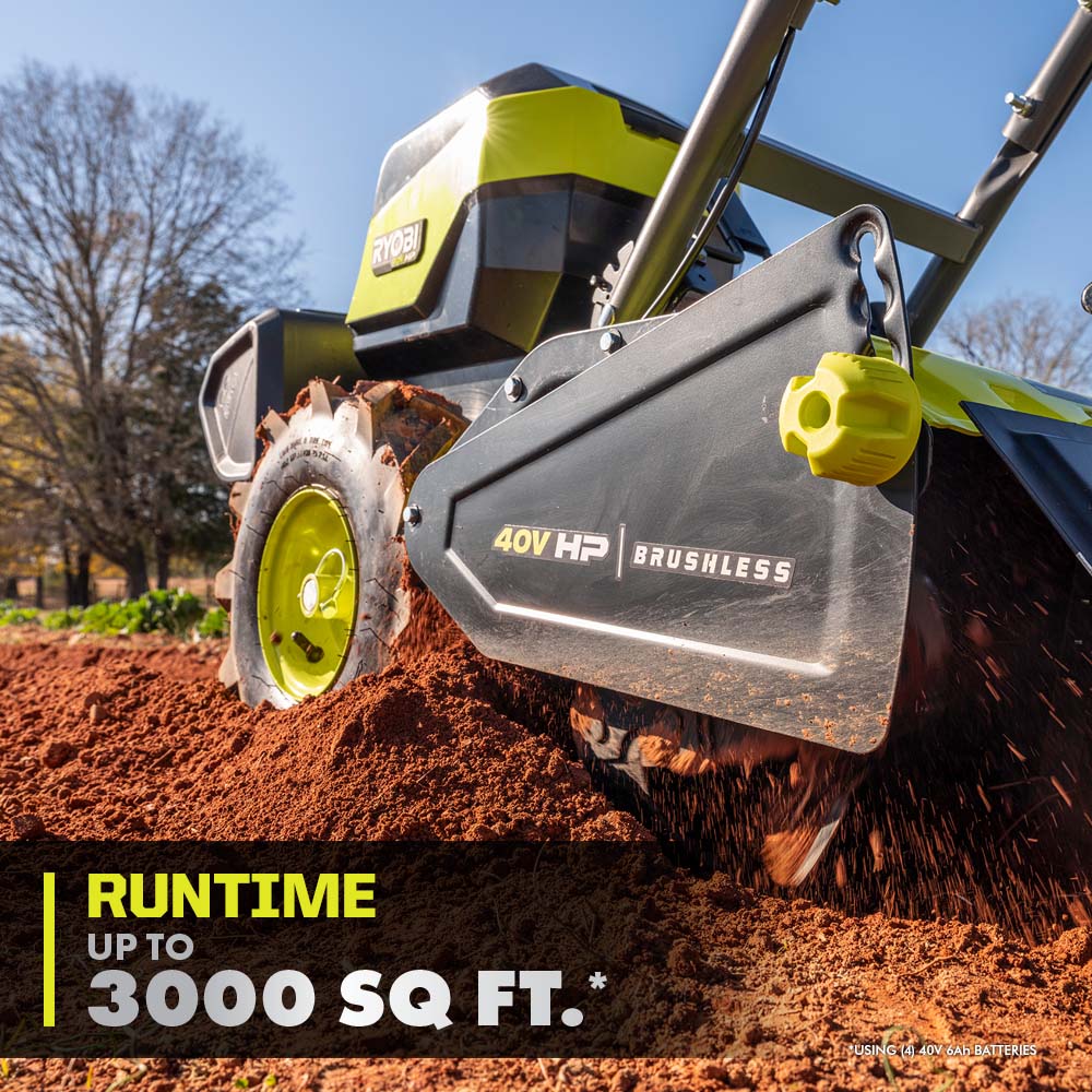 40V HP BRUSHLESS 18" REAR TINE TILLER Image 5