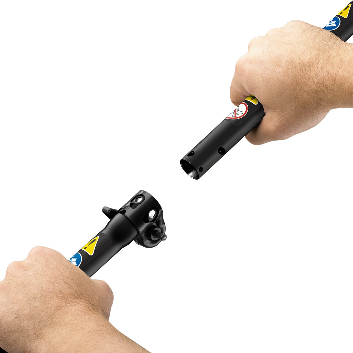 2 Cycle Full Crank Attachment Capable Curved Shaft String Trimmer Image 5
